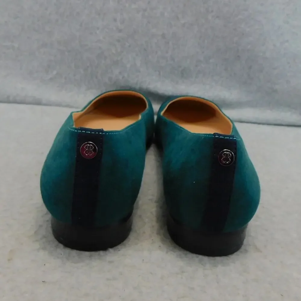 Bandolino Taprinz Ballet Flat Shoes Women Flats Size 8 Green/ Blue New - Picture 5 of 10